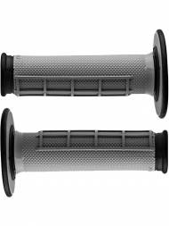 Грипсы RENTHAL MX Dua Compound Tapered 1/2 Waffle серые 100372-123-6065