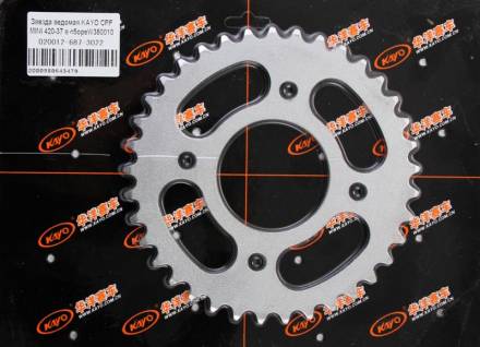 Звезда ведомая KAYO CRF MINI 420-37 в сборе