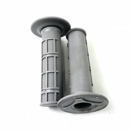 Грипсы SM-PARTS MX 1/2 Waffle серые 020225-123-8338