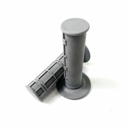 Грипсы SM-PARTS MX 1/2 Waffle серые 020225-123-8338