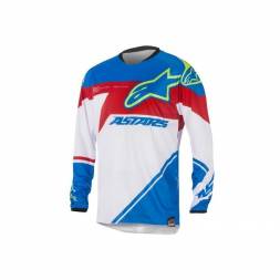 3761516   ALPINESTARS Майка кроссовая RACER SUPERMATIC (сине-красно-белый, 732, L)