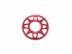 Звезда ведомая аллюминиевая питбайк 428-45T красная  SM-PARTS