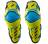 Наколенники Leatt Dual Axis Knee &amp; Shin Guard Lime/Blue S/M (5017010190)