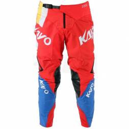 Брюки для мотокросса детские KAYO красные/синие  XL