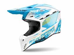 Мотошлем AIROH WRAAAP SIXDAYS ARGENTINA 2023 GLOSS (Кросс-эндуро Термопластик M)