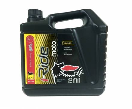 Масло п\синтетическое Eni 4T i-Ride 10w40 moto 4л