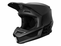 Мотошлем подростковый Fox V1 Matte Youth Helmet Black YL 51-52cm (25477-255-YL)