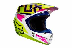 Мотошлем Fox V1 Falcon Helmet Navy/White L (17352-045-L) Н39769
