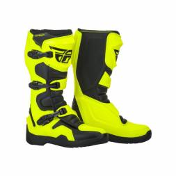 Мотоботы FLY RACING MAVERIK черные/Hi-Vis желтые 12&quot; (47 EU) (2019)