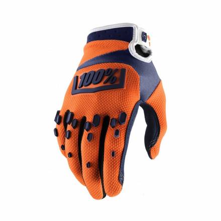 Мотоперчатки подростковые 100% Airmatic Youth Glove Orange/Navy S (10004-036-04)