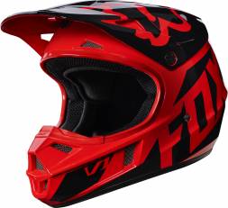 Мотошлем подростковый Fox V1 Race Youth Helmet Red L (17397-003-L) Н46439