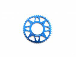 Звезда ведомая аллюминиевая питбайк 428-45T синяя  SM-PARTS