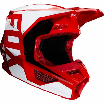 Мотошлем Fox V1 Prix Helmet Flame Red S 55-56cm (25471-122-S)