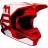 Мотошлем Fox V1 Prix Helmet Flame Red S 55-56cm (25471-122-S)