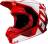 Мотошлем Fox V1 Prix Helmet Flame Red S 55-56cm (25471-122-S)