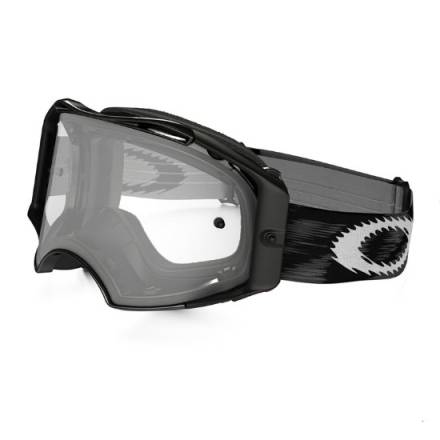 Очки для мотокросса OAKLEY Airbrake Solid черные глянцевые / прозрачная  (57-979)
