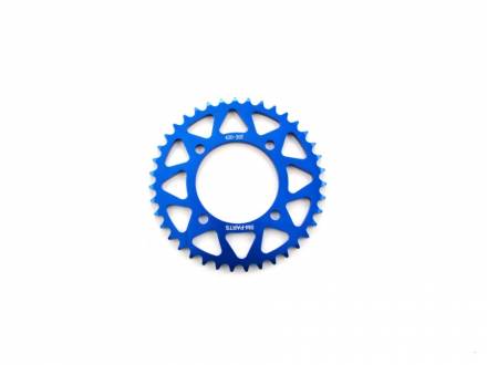 Звезда ведомая аллюминиевая питбайк 420-39T синяя  SM-PARTS