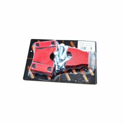 Крепления руля (компл.) CNC красные d-28.6  KAYO