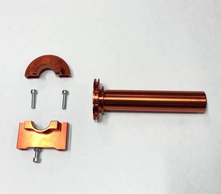 Ручка газа короткоходная алюминиевая оранжевая