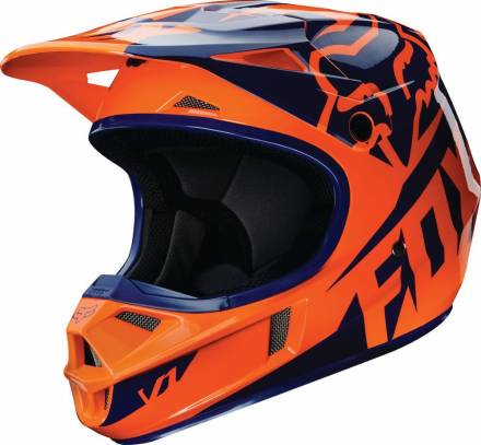 Мотошлем подростковый Fox V1 Race Youth Helmet Orange M (17397-009-M) Н46481
