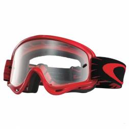 Очки для мотокросса детские OAKLEY O-Frame XS High Voltage красные / прозрачная (OO7030-03)