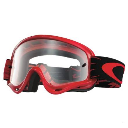 Очки для мотокросса детские OAKLEY O-Frame XS High Voltage красные / прозрачная (OO7030-03)