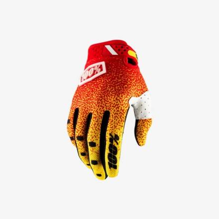 Мотоперчатки 100% Ridefit Glove Red/Yellow L (10001-037-12)