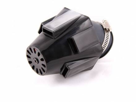 Фильтр нулевого сопротивления  черн.крышка d-39 45град.  SCOOTER-M