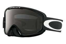 Очки для мотокросса OAKLEY O-Frame XS Solid черные глянцевые / темно-серая  (OO7030-70302)