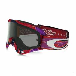 Очки для мотокросса детские OAKLEY O-Frame XS Reflection TLD красные /темно-серая (OO7030-10)