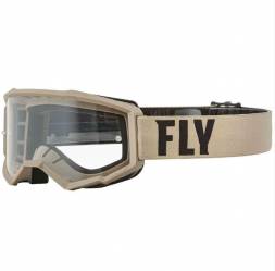 Очки для мотокросса FLY RACING FOCUS SAND (2022) (хаки, , 140126-604-9939)
