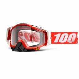 Очки 100% Racecraft Fire Red / Clear Lens (50100-003-02)