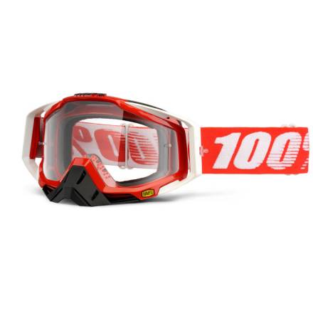 Очки 100% Racecraft Fire Red / Clear Lens (50100-003-02)