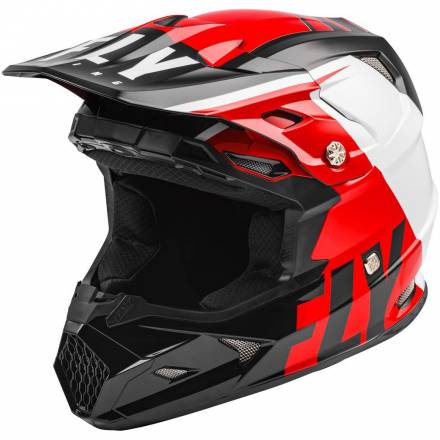 Шлем (кроссовый) FLY RACING TOXIN MIPS TRANSFER красный/черный/белый (2020)    XS