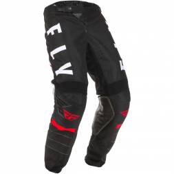 Брюки для мотокросса FLY RACING KINETIC K120 черные/белые/красные (2020) 32