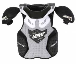 Защита панцирь+ шея подрост. Leatt Fusion Vest Junior 2.0 White/Black L/XL (125-150) (1014010016)
