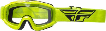 Очки для мотокросса FLY RACING FOCUS (2019) Hi-Vis жёлтые, прозрачные