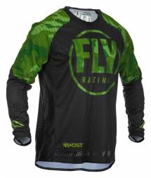 Футболка для мотокросса FLY RACING EVOLUTION DST зеленая/черная (2020)  M