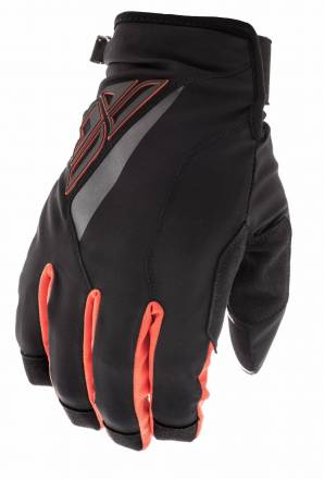 Перчатки FLY RACING TITLE черные/оранжевые (2018)  6&quot;