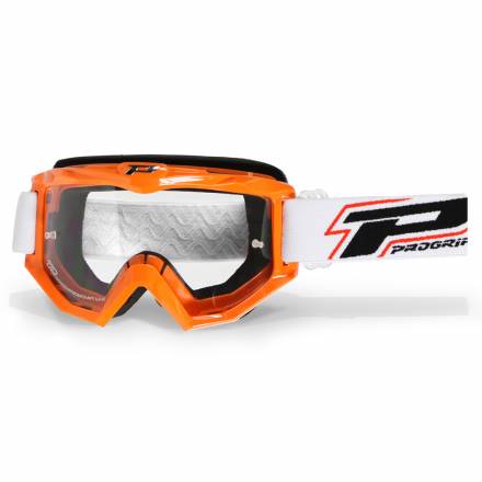 3201   PROGRIP Маска / очки кроссовые RACE LINE (CLEAR LENS) (оранжевый)