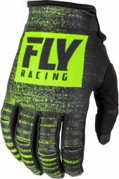 Перчатки FLY RACING KINETIC NOIZ черные/Hi-Vis желтые (2019) 11