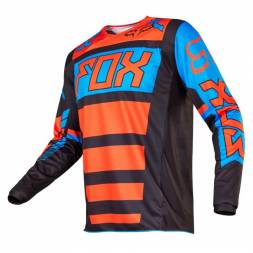 Мотоджерси Fox 180 Falcon Jersey Black/Orange M (17255-016-M)
