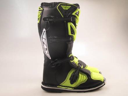 Мотоботы FLY RACING MAVERIK MX черные/Hi-Vis желтые 11&quot; (45,5 EU) (2016)