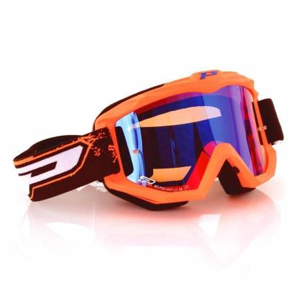 3204FLUO   PROGRIP Маска / очки кроссовые RACE LINE 3204 + MULT. LENS-FLUO (оранжевый)