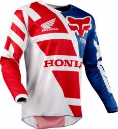 Мотоджерси Fox 180 Honda Jersey Red/White S (17263-054-S)