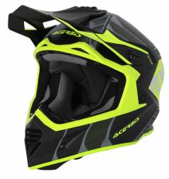 Шлем Acerbis X-TRACK 22-06 Black/Fluo-Yellow, XL