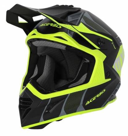 Шлем Acerbis X-TRACK 22-06 Black/Fluo-Yellow, XL