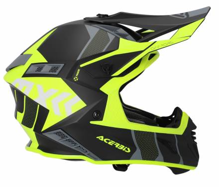 Шлем Acerbis X-TRACK 22-06 Black/Fluo-Yellow, XL