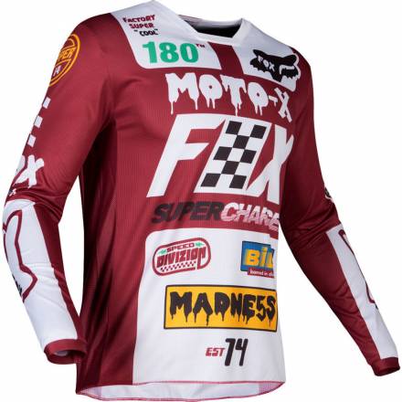 Мотоджерси Fox 180 Czar Jersey Cardinal XXL (21730-465-2X)