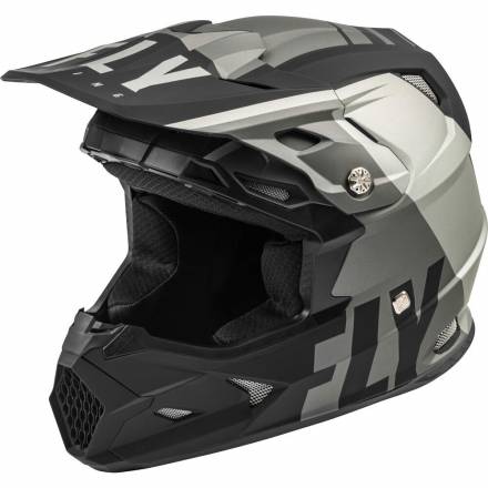 Шлем (кроссовый) FLY RACING TOXIN MIPS TRANSFER серый/черный матовый (2020)  M
